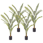 SOGA 4X 240cm Artificial Green Rogue Hares Foot Fern Tree Fake Tropical Indoor Plant Home Office Decor $ 1013.50