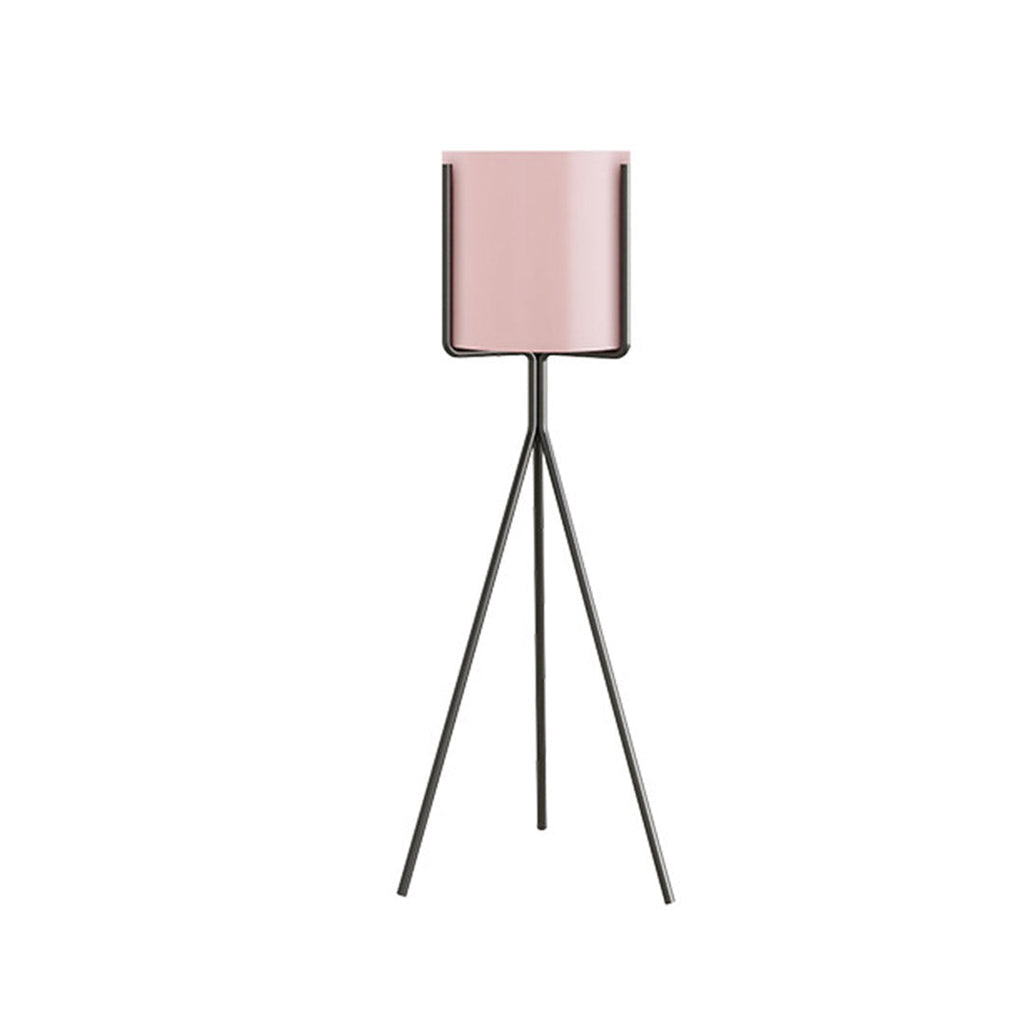 SOGA 80cm Tripod Flower Pot Plant Stand with Pink Flowerpot Holder Rack Indoor Display $ 99.90