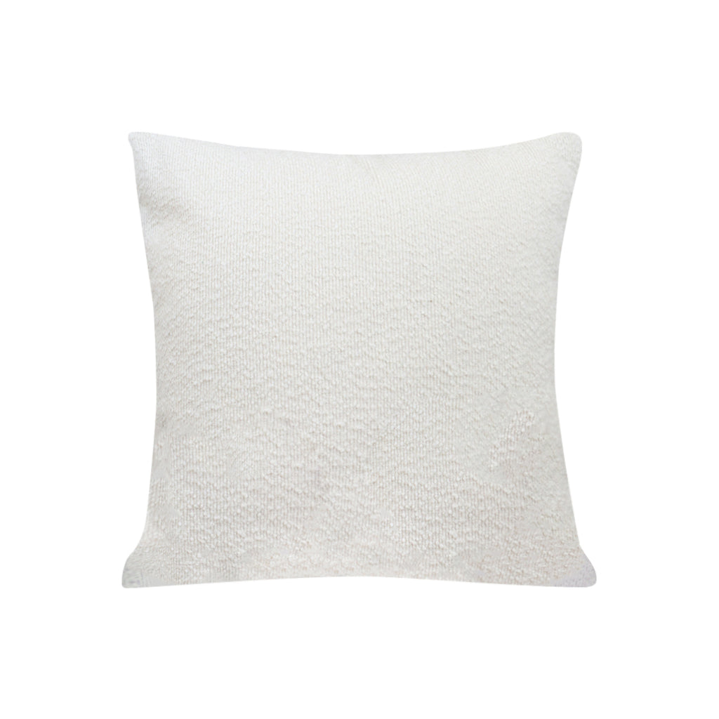 SOGA 50cm White Throw Pillow Premium Polyester Fiber and Cotton for Home Decor
