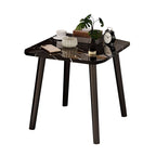 SOGA 40cm Black Ceramic Table Stone Pattern Compact Modern Design with Black Metal Legs $ 72.50