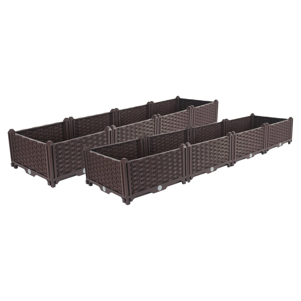 SOGA 2X 160cm Raised Planter Box Vegetable Herb Flower Outdoor Plastic Plants Garden Bed $ 193.90