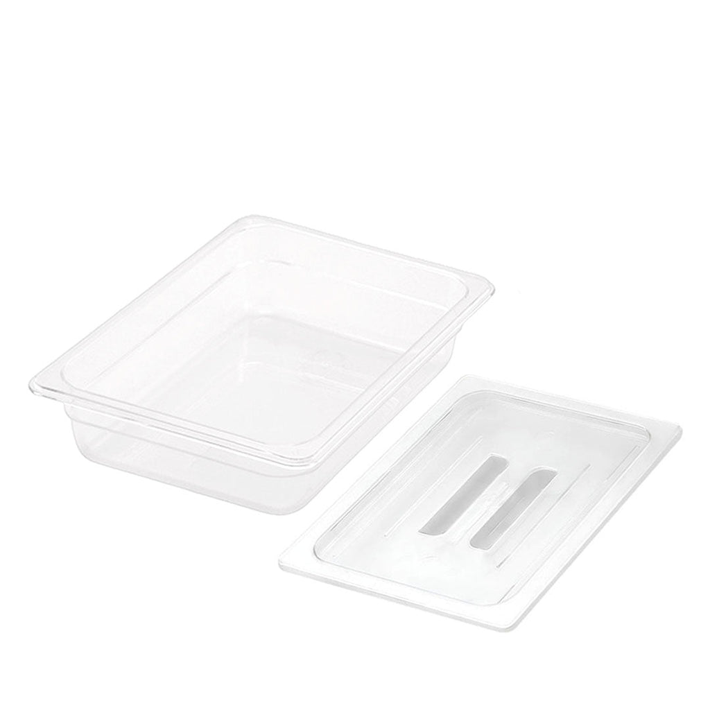 SOGA 65mm Clear Gastronorm GN Pan 1/2 Food Tray Storage with Lid $ 42.50