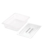 SOGA 65mm Clear Gastronorm GN Pan 1/2 Food Tray Storage with Lid $ 42.50