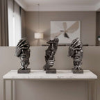 SOGA Home & Living Bundle – Abstract Resin Face Sculptures for Modern Art Home Decor $ 0