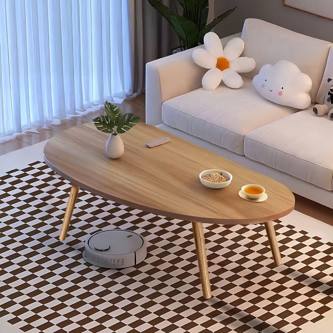 SOGA 80x40cm Living Room Nordic  Coffee Table Modern Style
