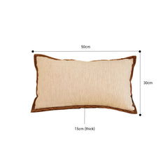 SOGA 30CM Pillow Rectangular Vintage Cover Square Decorative Beautiful with Polyester Made Throw Pillow