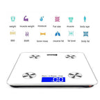 SOGA 2X Wireless Bluetooth Digital Body Fat Scale Bathroom Health Analyser Weight White