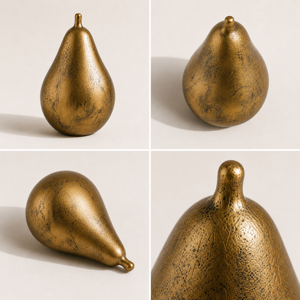 SOGA (8x11cm) Brown Ceramic Ornament Home Decor