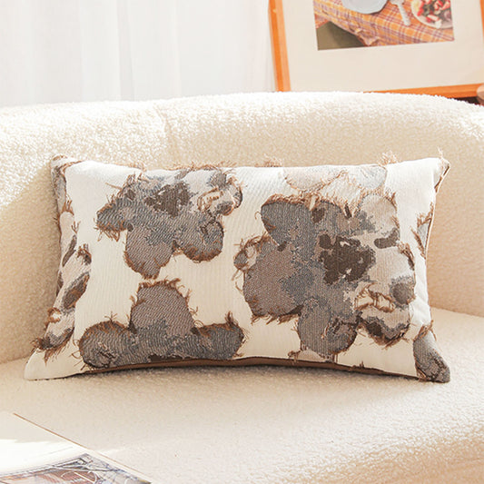 SOGA 35cm Rectangular Vintage Decorative Embroidered Floral Throw Pillow