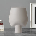 SOGA 2X 33x43cm Ornament Bodhi House Ceramic Handcrafted Modern Abstract Square Vase Home Decor