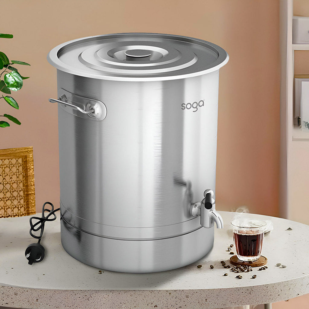 SOGA 48L Stainless Steel URN Commercial Water Boiler 2200W