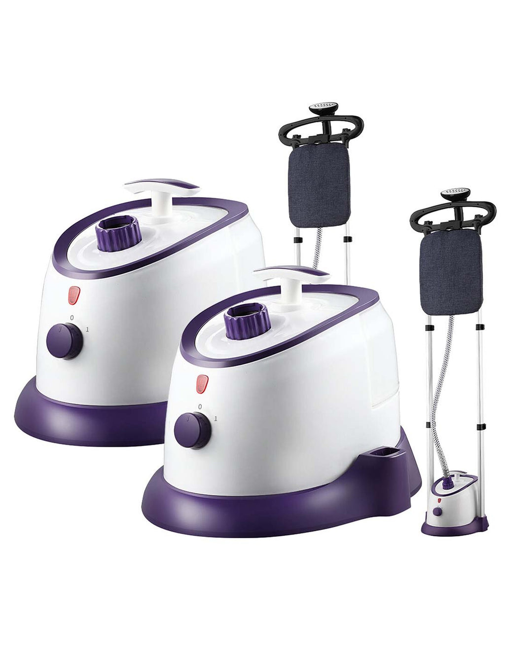 SOGA 2X Garment Steamer Vertical Twin Pole Clothes 1700ml 1800w Professional