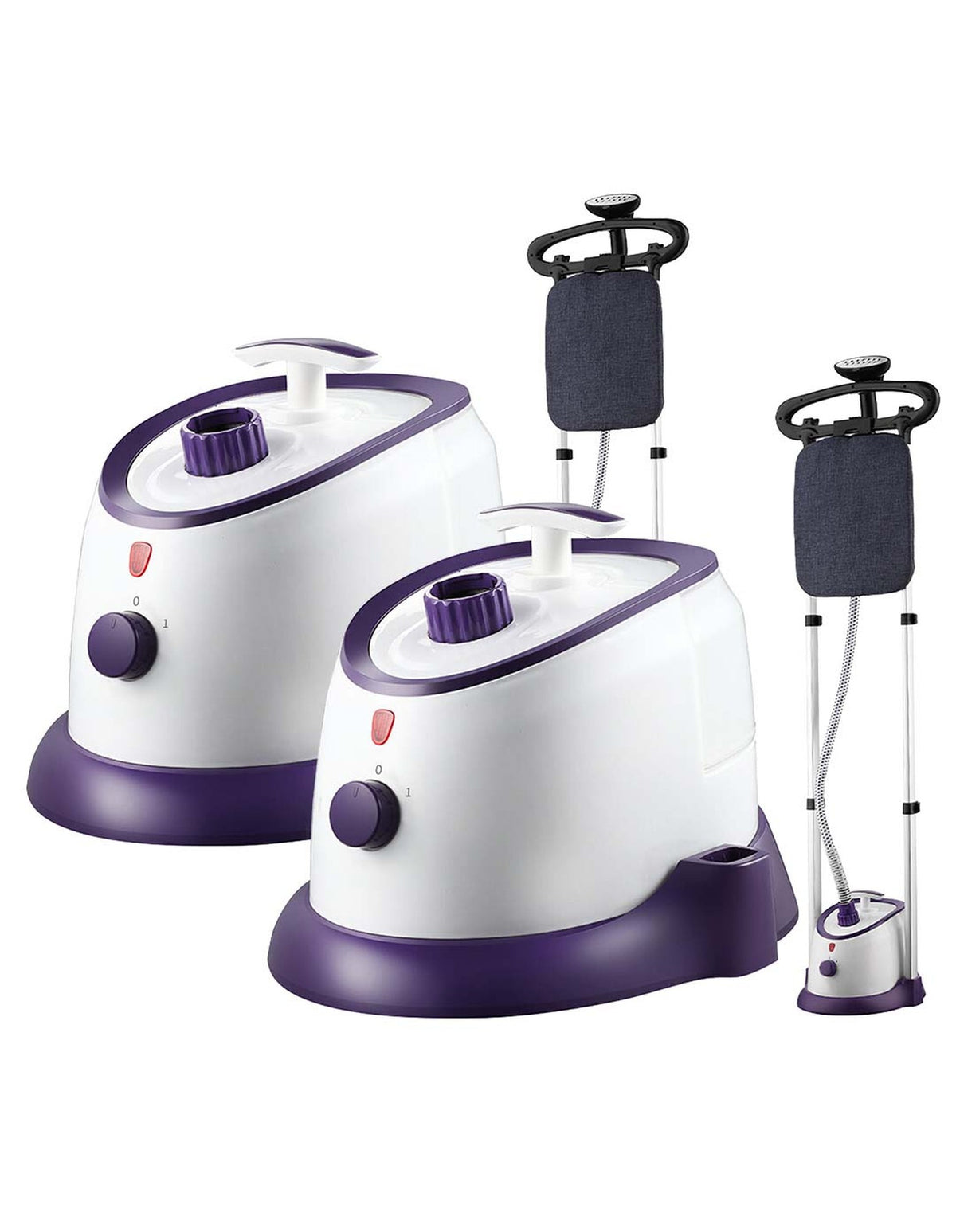SOGA 2X Garment Steamer Vertical Twin Pole Clothes 1700ml 1800w Professional
