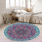 SOGA 2X 120cm Mandala Area Rug for Living Room Lounge Bedroom Anti-slip Doormat Home Decor