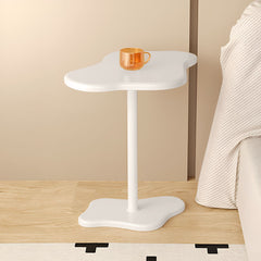 SOGA 42x28cm White Minimalist Cloud Shaped Table Durable Stylish Accent for Home Décor