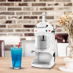 SOGA 350W Commercial Ice Shaver Crusher Machine Automatic Snow Cone Maker