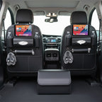 SOGA Car Bundle D – 2 Back Seat Storage Bag & Black Collapsible Trunk Cargo Organizer