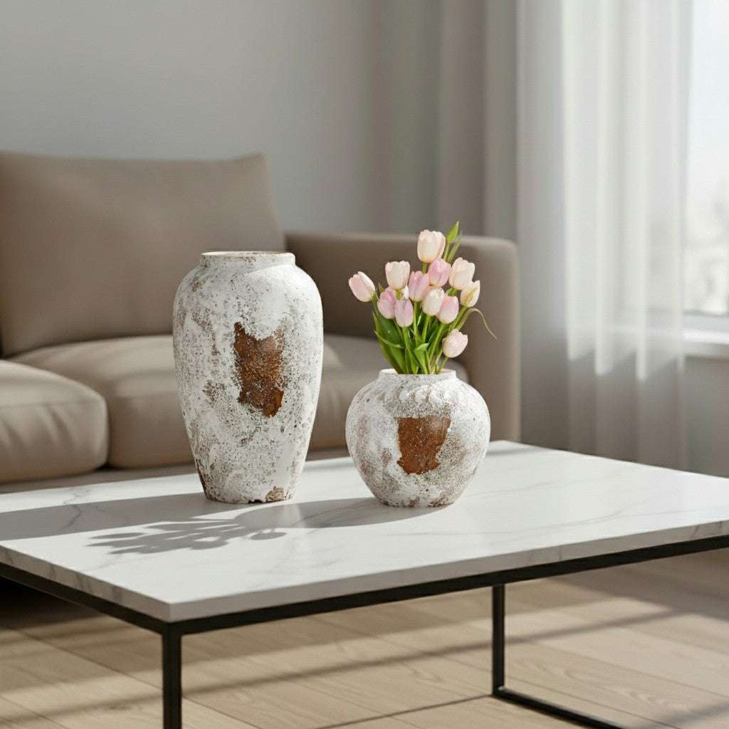 SOGA Home & Living Bundle – Gradient White Ceramic Flower Vases for Elegant Home Decor $ 161
