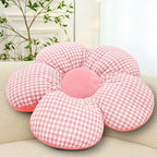 SOGA Pink Flower Cushion Shaped for Floor and Sitting Throw Pillow