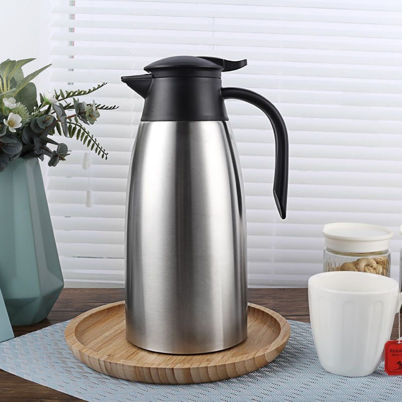 SOGA 2X 2.0L Silver Color 3-Layer Stainless Steel Vacuum Durable Thermal Flask