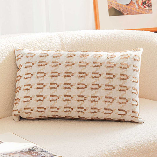 SOGA 2X 35cm Embroidered Geometric Throw Pillow