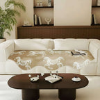 SOGA Four-Seater Beige Horse Print 90x260cm Throw Blanket Sofa Cover $ 144