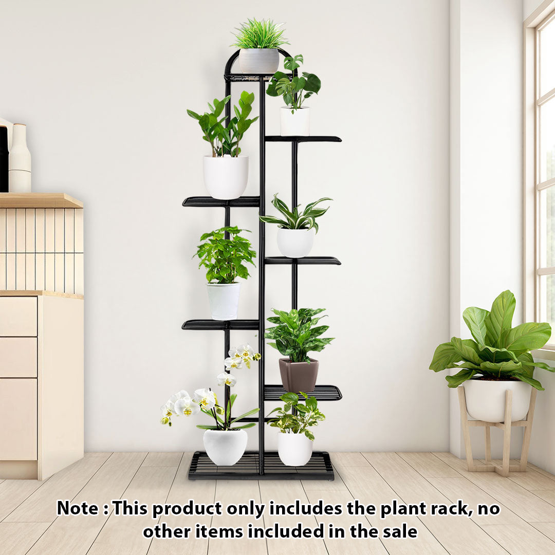pot plant stand australia SOGA 7 Tier 8 Pots Black Metal Plant Stand Flowerpot Display Shelf Rac – HeyHey Australia