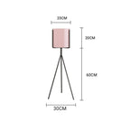 SOGA 80cm Tripod Flower Pot Plant Stand with Pink Flowerpot Holder Rack Indoor Display