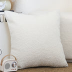 SOGA 50cm White Throw Pillow Premium Polyester Fiber and Cotton for Home Decor