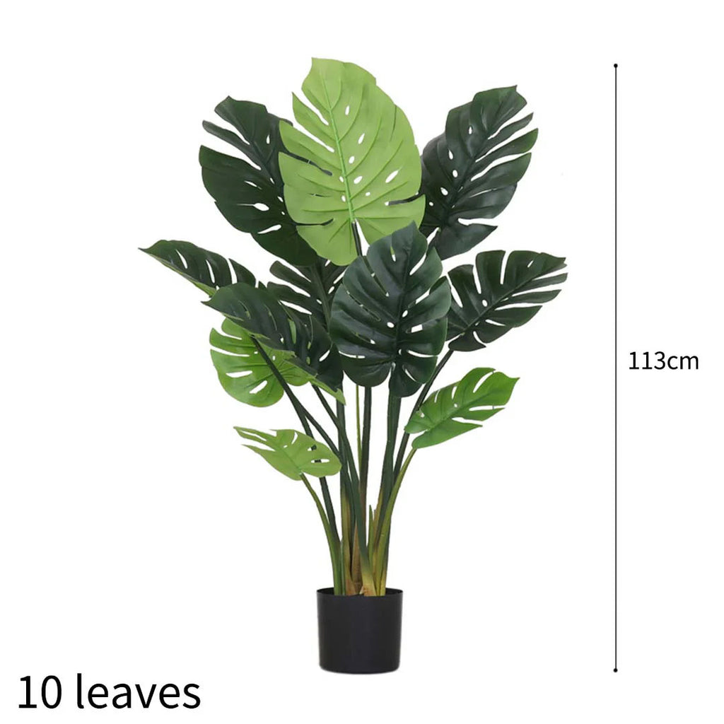 SOGA 4X 113cm Artificial Indoor Potted Turtle Back Fake Decoration Tree Flower Pot Plant