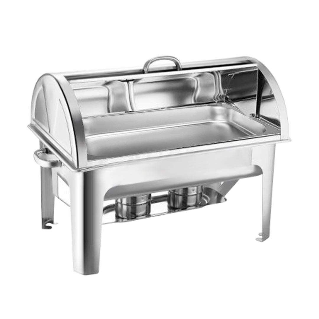 SOGA 9L Stainless Steel Full Size Roll Top Chafing Dish Food Warmer $ 319.90