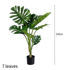 SOGA 2X 120cm Artificial Green Indoor Turtle Back Fake Decoration Tree Flower Pot Plant