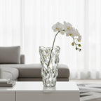 SOGA 29cm Glass Clear Vase Crystal VASE Thick Modern Home Decor