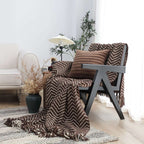 SOGA 2X Chocolate Brown Throw Blanket 130x170cm Soft Polyester $ 161