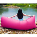 2X Fast Inflatable Sleeping Bag Lazy Air Sofa Pink $ 86