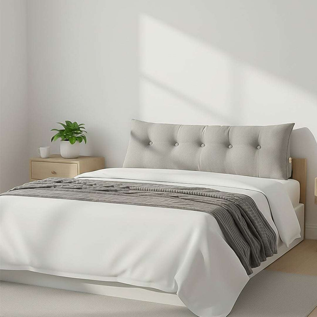 SOGA Home & Living Bundle – Grey Striped Flannel Throw & Silver Triangular Wedge Pillow $ 0