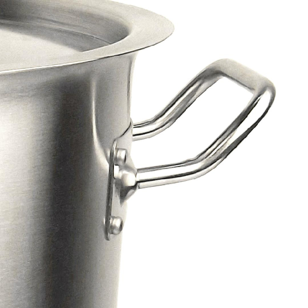 SOGA Stock Pot 32Lt Top Grade Thick Stainless Steel Stockpot 18/10