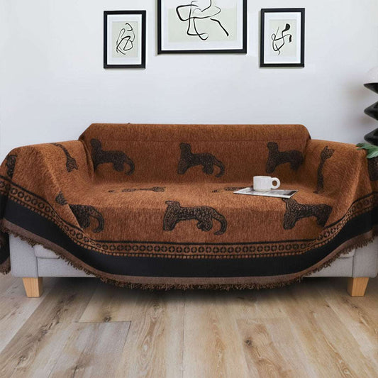 SOGA Two-seater Brown Sofa Cover Leopard Print 180x260cm Polyester $ 125
