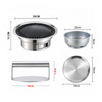 SOGA Kitchenware Bundle – Stainless Steel BBQ Grill, Burger Press & Premium Grilling Plate