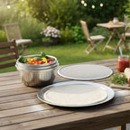 SOGA Kitchenware Bundle – Pizza Pans, Aluminum Baking Tray & Stainless Steel Colander Set $ 115