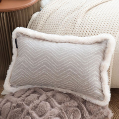 SOGA 2X 30cm  Wabi-sabi Cushion Herringbone Lumbar Throw Pillow