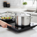 SOGA Kitchenware Bundle – 35.5cm Smart Induction Cooktop, 26cm Fry Pan & 9L Stock Pot $ 296