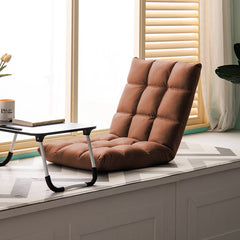SOGA 4X Coffee Lounge Floor Recliner Adjustable Gaming Sofa Bed Foldable Indoor Outdoor Backrest Seat Home Office Decor
