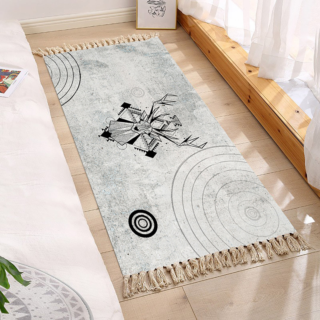 SOGA 2X 90cm Woven Minimalist Bedroom Area Rug Carpet Home Decor