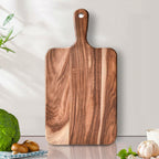 SOGA 32cm Rectangular Premium Wooden Acacia Cutting Board Paddle Kitchen
