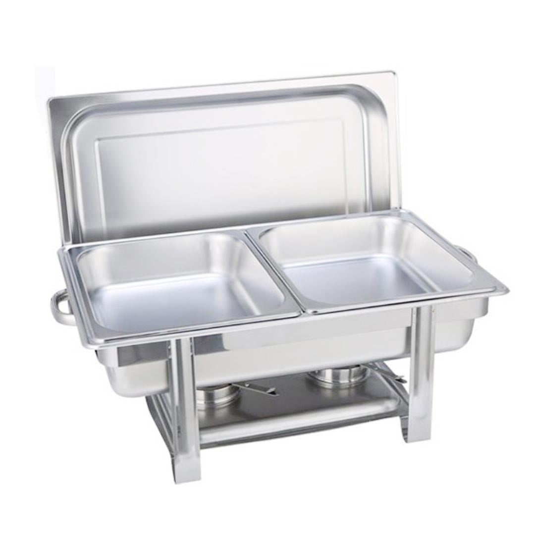 SOGA Stainless Steel Chafing Double Tray Catering Dish Food Warmer $ 179.90