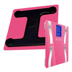 SOGA 2X Glass LCD Digital Body Fat Scale Bathroom Electronic Gym Water Weighing Scales Purple