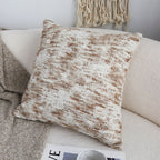 SOGA 50cm Vintage Distressed Textured Woven Square Throw Pillow