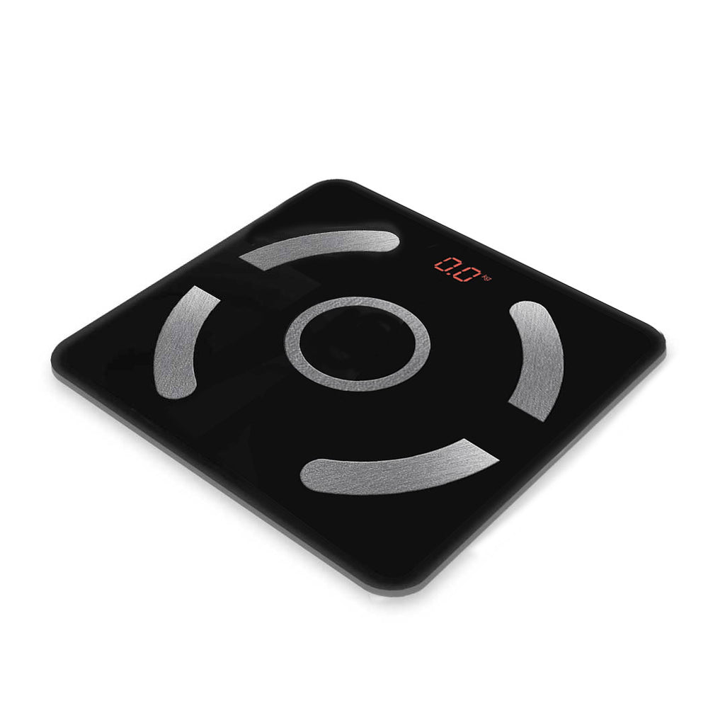 SOGA 2X Wireless Bluetooth Digital Body Fat Scale Bathroom Weighing Scales Health Analyzer Weight Black