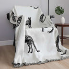 SOGA One-seater White Sofa Cover Leopard Print 130x180cm Polyester $ 79